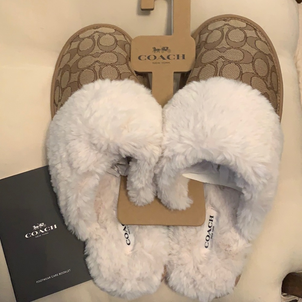 Coach Ziva Slippers Signature size women’s 11